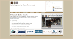 Desktop Screenshot of collinscarpets.net